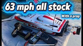 Blackjack 24 v2 63mph stock electronics #proboat rc boat