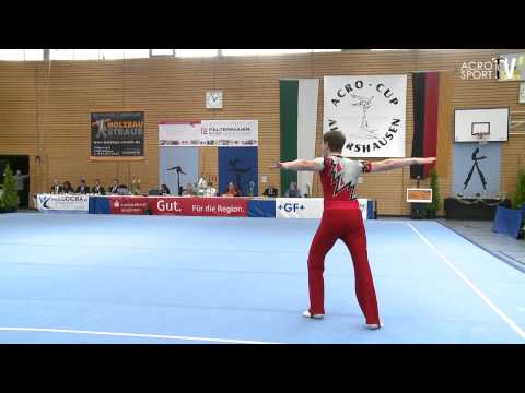 Acro Cup Albershausen 2013 Mens Pair Combined Juniors Germany - Behrendt, Teichmann