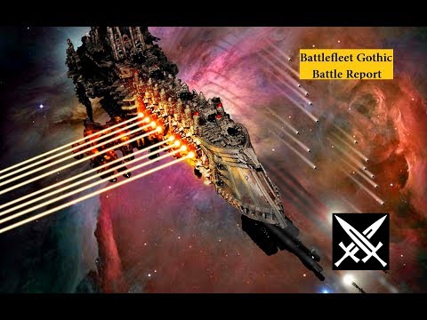 Battlefleet Gothic Battle Report (Chaos Fleet vs Imperial Navy)