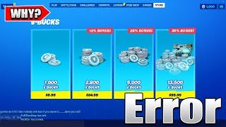 Fortnite V Bucks Store No Offers Available Thủ Thuật May - 