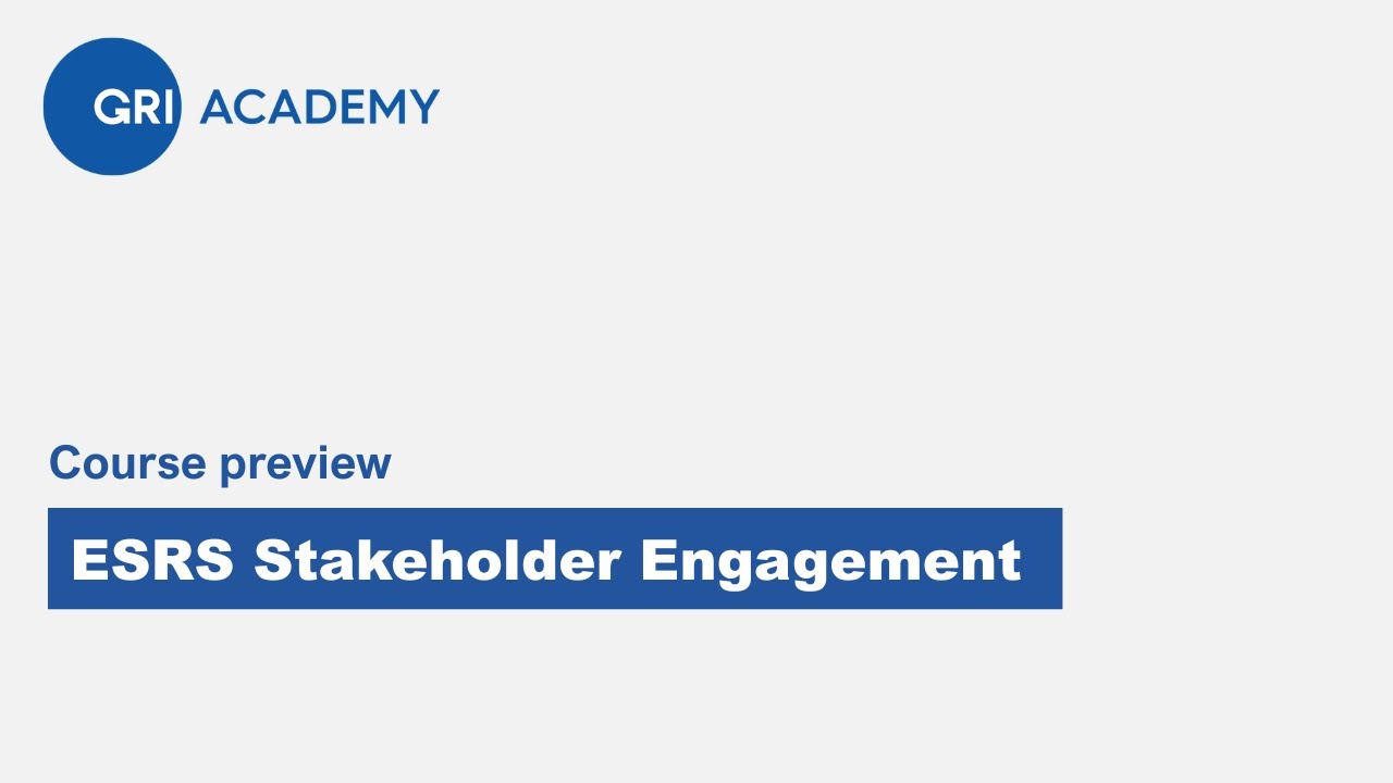 ESRS Stakeholder Engagement