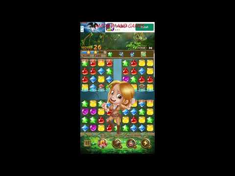 Jewels Jungle : Match 3 Puzzle.Levels 95-99.