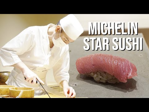 Eating At A Michelin Star Sushi Restaurant in Tokyo, Japan | Iwasawa