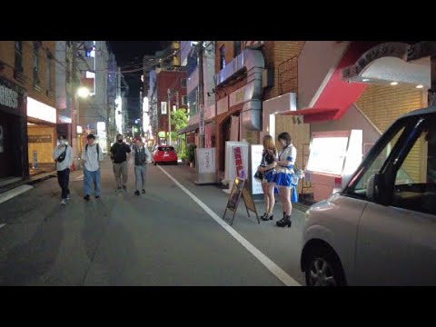 [Osaka] Caminando por la parte sur de Nishinakajima de noche [distrito de bares]