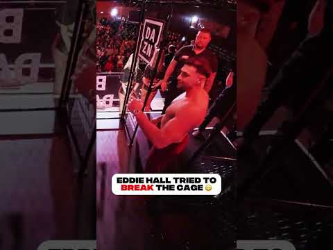 Eddie Hall tried to break the cage to get to Tommy Fury 😳