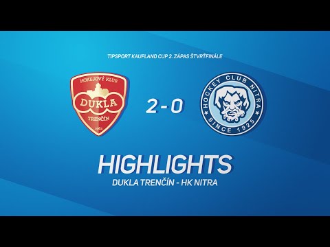 2.štvrťfinále Dukla Trenčín - HK Nitra Tipsport Kaufland Cup