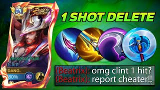 Download lagu CLINT FULL PENETRATION 1 SHOT BUILD IS HERE!!🔥😱 ( 100% BROKEN!! ) - MUST TRY! - MOBILE LEGENDS mp3 Download lagu CLINT FULL PENETRATION 1 SHOT BUILD IS HERE!!🔥😱 ( 100% BROKEN!! ) - MUST TRY! - MOBILE LEGENDS mp3