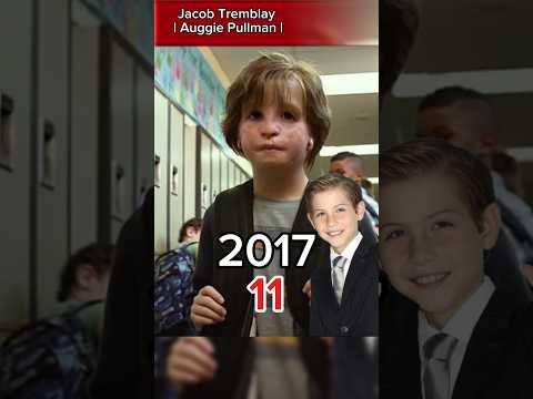 Wonder 2017 vs 2025 #wonder #jacobtremblay #juliaroberts #owenwilson #movie #shorts #thenandnow