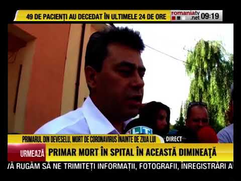 A murit primarul comunei Deveselu. Era internat în spital cu COVID-19
