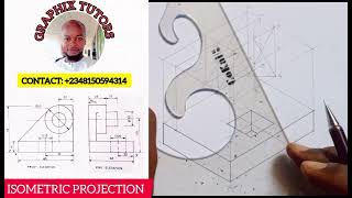 2d to 3d transformation: Isometric progression #techncaldrawing