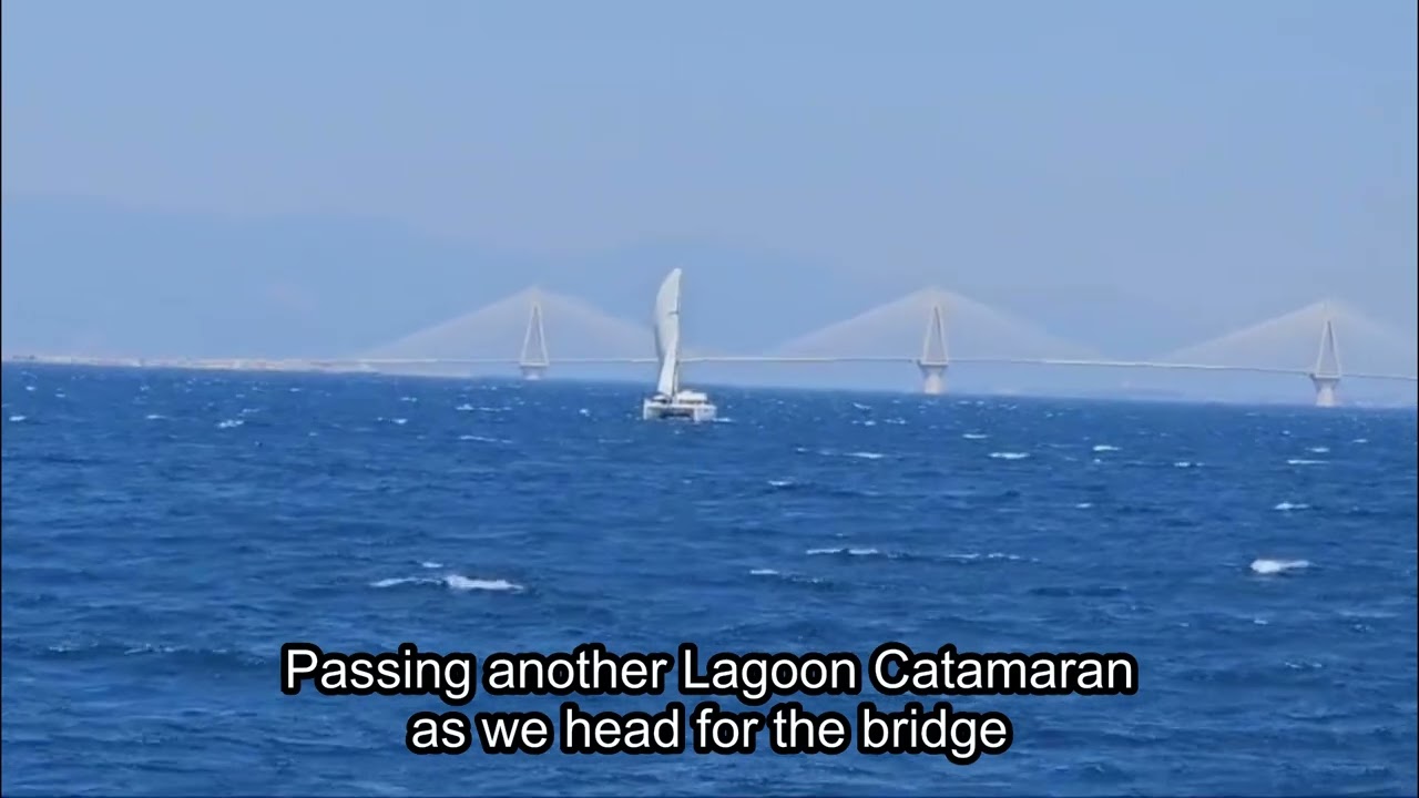 Sailing Rio bridge and Corinth Canal Greece