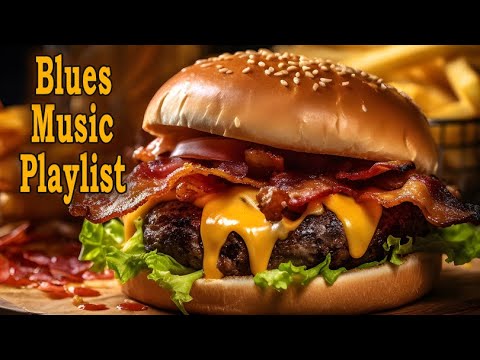 Hamburgers and Blues Music - Lista de reprodução de música de fundo de deliciosos hambúrgueres AI e Dark Blues