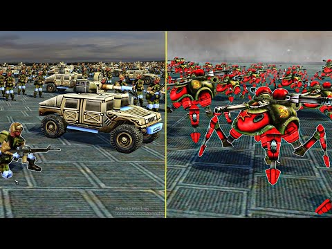 USA Rangers +Humvee VS Soviet KDB-5 Sickle - RA 3 Arena Ep.42