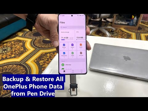 Complete Guide to Backup Entire OnePlus Phone Data into Pen Drive (Backup & Restore)