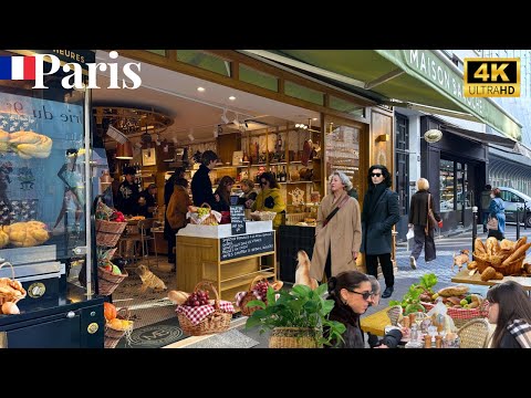 6 February 2026 PARIS 🇫🇷 FRANCE 4K HDR WALK PARISIEN STREET WALK TOUR CAFÉ LIFE CLOSE UP 
