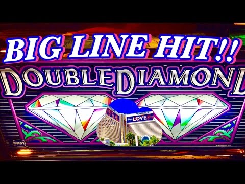 BIG WIN   DOUBLE DIAMOND SLOT MACHINE $4.50 BET  LIVE PLAY  LAS VEGAS SLOTS! - YouTube