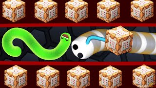 Slither.io New Skin  Minecraft Command Block Skin Epic Trolling Biggest Snake! (Slither.io Mod Skin)