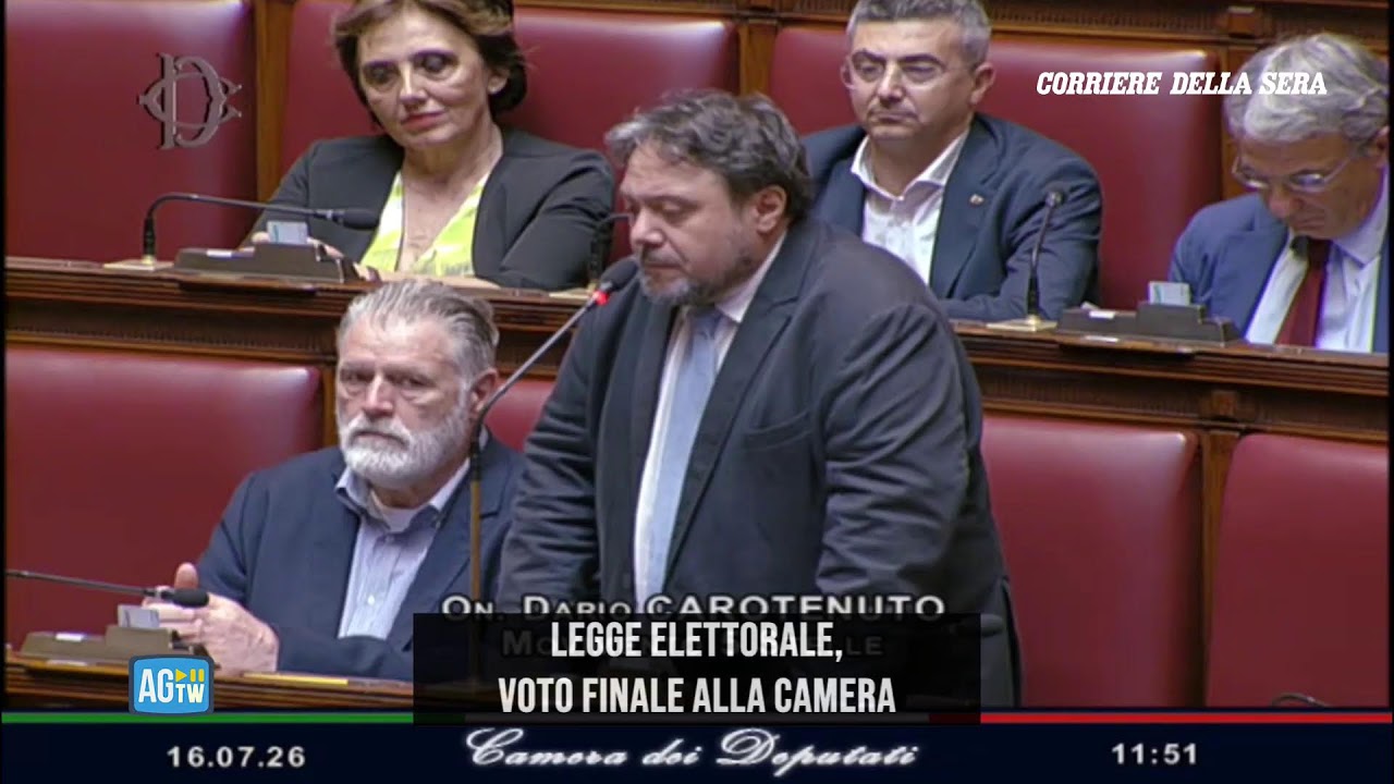 Legge elettorale, voto finale