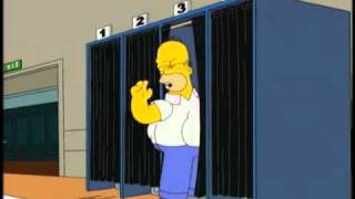 Homer Simpson tries to vote for Obama w/ electronic voting machine.flv