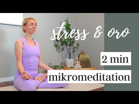 2 min guidad meditation för att minska stress & oro. Effektiv mikromeditation när du "inte har tid"!