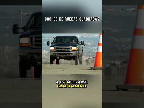 ¿Es posible realmente conducir un coche con neumáticos cuadrados?#mythbusters #physics #science