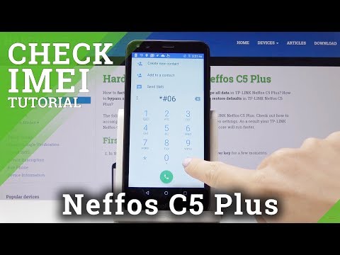 How to Check IMEI & Serial Number in TP-LINK Neffos C5 Plus - IMEI Info