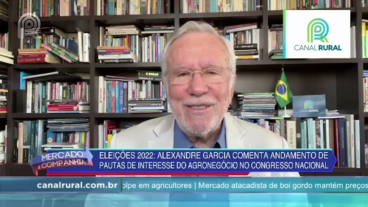 Alexandre Garcia avisa o agro: O Congresso vai parar - Mercado & Cia - 03/08 |Canal Rural