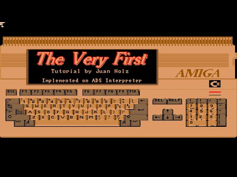 AMIGA The Very First Tutorial OCS Learner 1987 Juan Holz h A-Ha Hacked AHA A HA EDUCATIONAL MANUAL