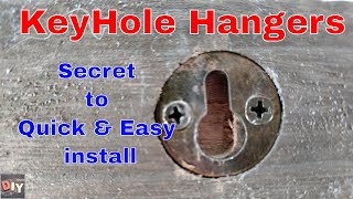 Coat Rack install using Keyhole hangers