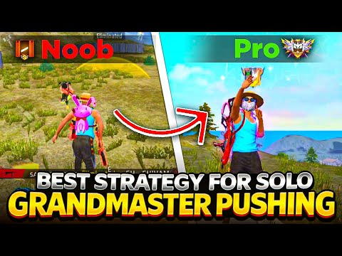 Full Match Secret Startegy For Solo Grandmaster Push 🔥 | Zero To Hero Every Match Boyaah | #ranked 