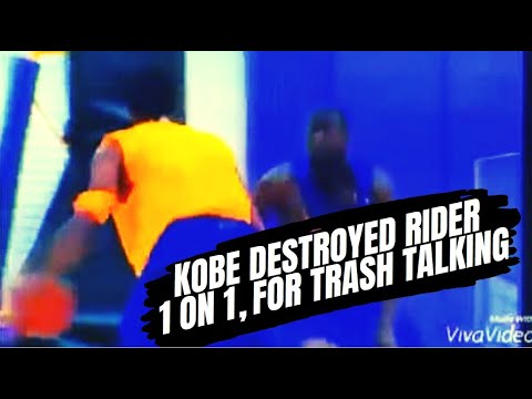 RARE!! Kobe Bryant DESTROYED J.R. Rider  1 on 1 during practise!!