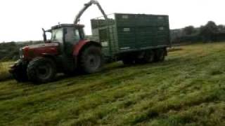 Massey 6465 and new 20 foot Smyth