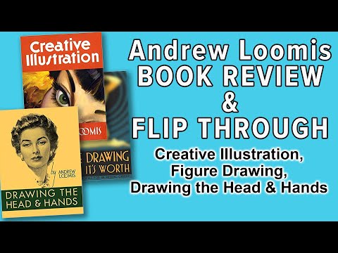 Book Review and Flip Through - 3 Books by Andrew Loomis - Figure Drawing and Illustration