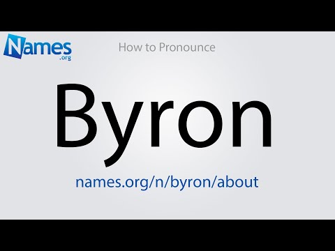 How to Pronounce Byron