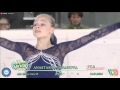 Anastasia GUBANOVA Advanced Novice Girls Short Program 26 Gardena Spring Trophy 2016