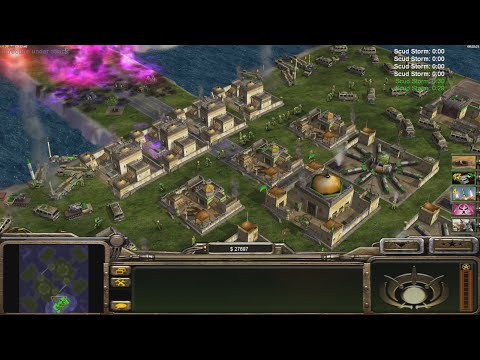 GLA Toxin vs. 5 GLA Toxin - Command & Conquer Generals Zero Hour - 1 vs 5 HARD Gameplay