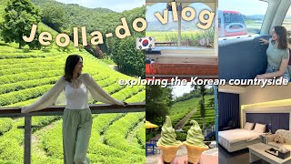 JEOLLA-DO 🇰🇷🍵🍃exploring the Korean countryside & green tea farm | Korea travel vlog