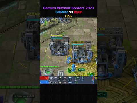 GuMiho vs Byun Gamers Without Borders 2023 Part 3 #shorts #starcraft #starcraft2