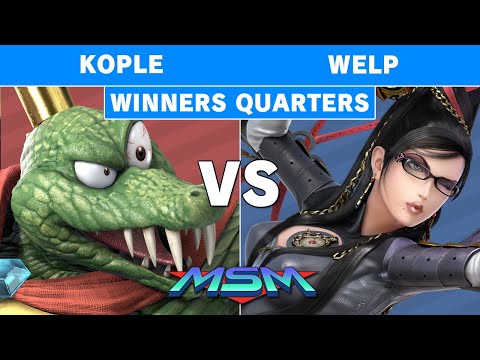 MSM Online 10 - Kople (K. Rool) Vs Welp (Bayonetta) Winners Quarters - Smash Ultimate