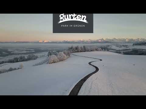 Der Berner Hausberg im weissen Kleid. Winterliche Stimmung auf Gurten.