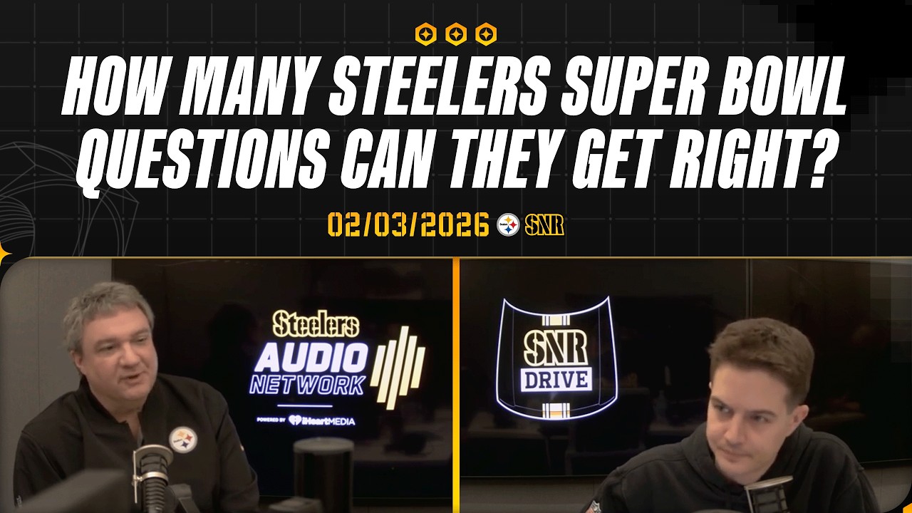 Matt & Wes take a Steelers Super Bowl Quiz | SNR Drive | Pittsburgh Steelers