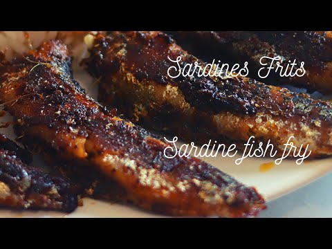 Sardine fish fry| Sardine frites | Friture de sardines| Chez Franco Indien