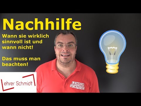 Tutoring - When it really makes sense and when it doesn't! | Lehrerschmidt