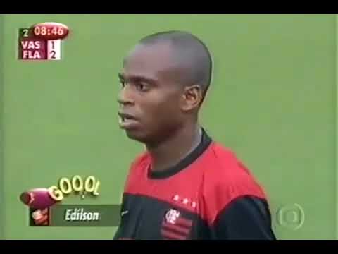 Uma bela jogada que terminou no cruzamento para o gol do Petckovic contra o Vasco em 2001