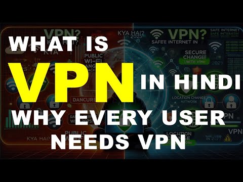 What is a VPN - Virtual Private Network in Hindi | VPN Kya Hai? Why Every User Needs VPN in 2025