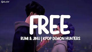 Download lagu RUMI & JINU - Free (Lyrics) | KPop Demon Hunters (Lyrics) (Loop Video) mp3