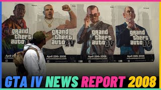 Grand Theft Auto IV Launch News Report From 2008.