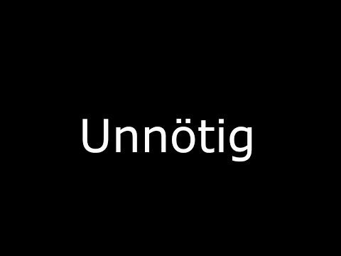 Unnötiges Video