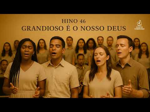 Hino 46 CCB - Grandioso é O Nosso Deus (estilo Coral Americano)