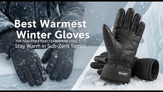 TOP 5 Best Warmest Winter Gloves 2026 | Snow gloves amazon